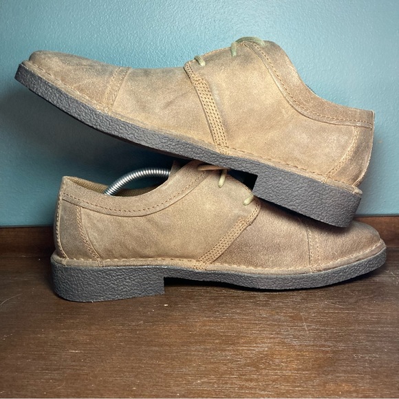 RJ Colt Built for Life Dress Work Shoes All Leather Brown Tan size 11 - Picture 6 of 9